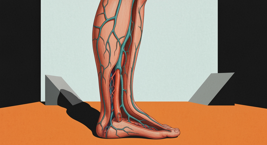 Venous System of the Lower Limb for Medical Exams
