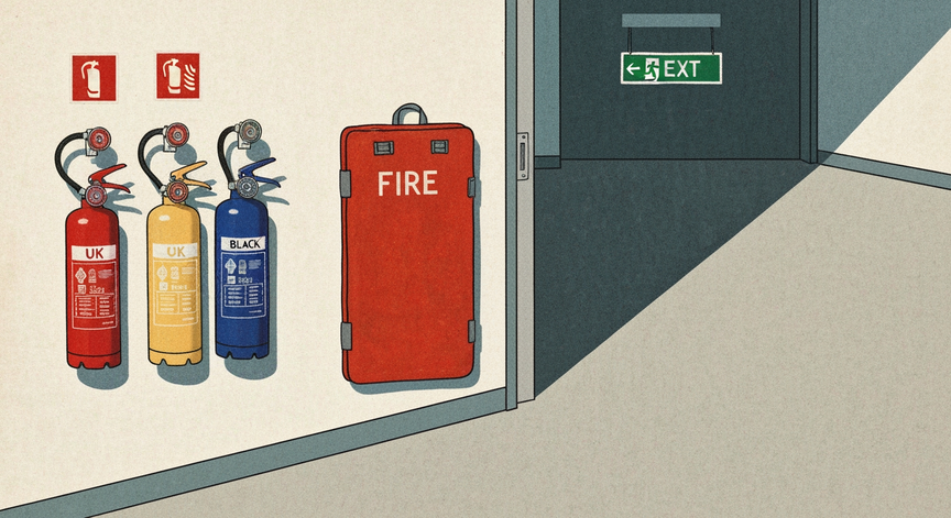 GCSE Science Laboratory Fire Safety and Suppression