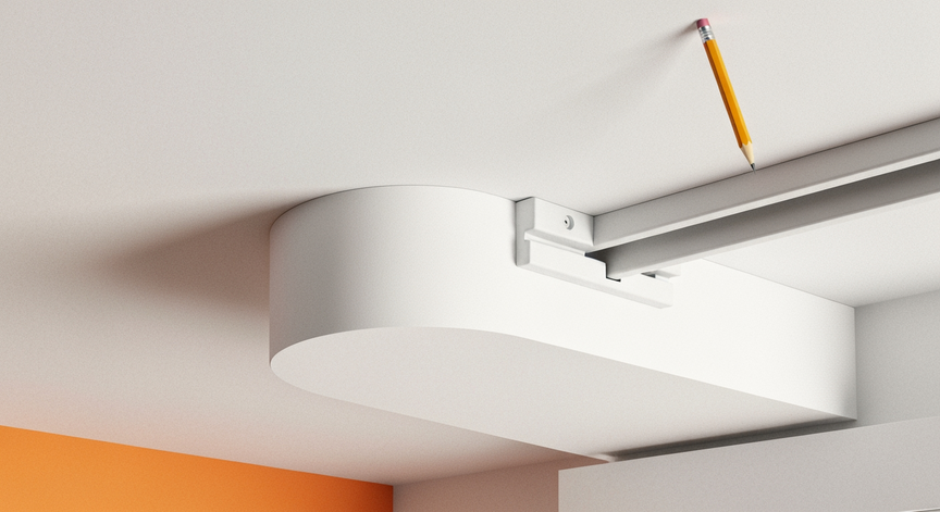 Installing Curtain Tracks on Curved Ceilings
