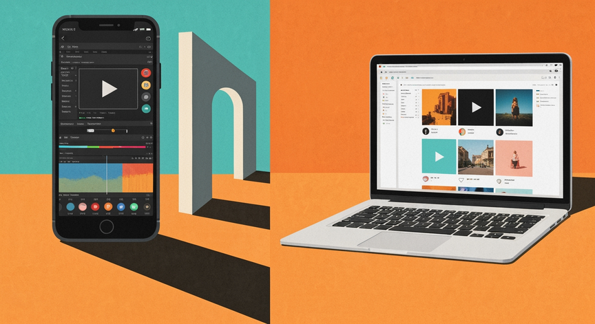Mobile and Desktop Video Editing for Social Brands
