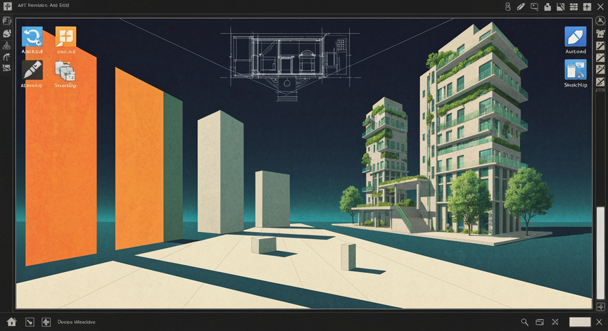 IA Appliquée à l'Architecture avec AutoCAD et SketchUp