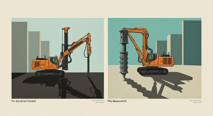 Bored versus Driven Piles