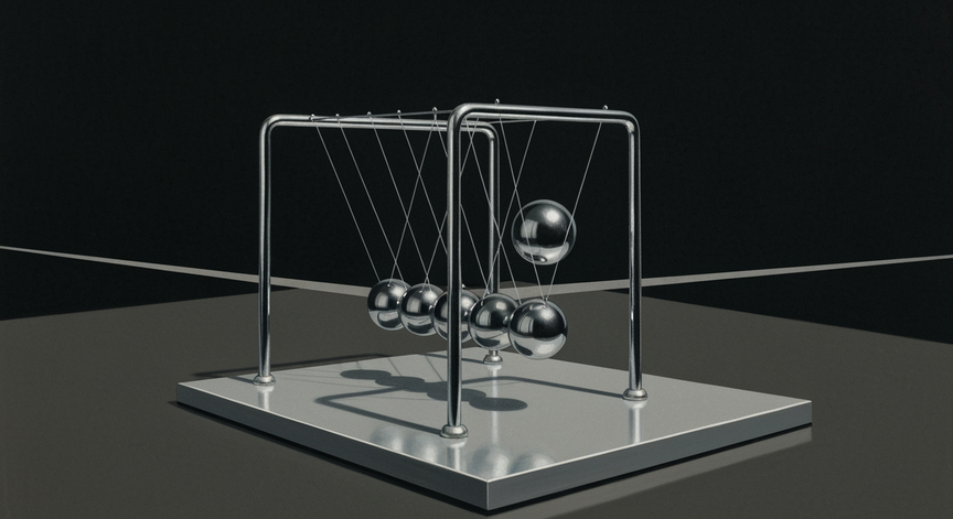 Physics of Newton's Cradle