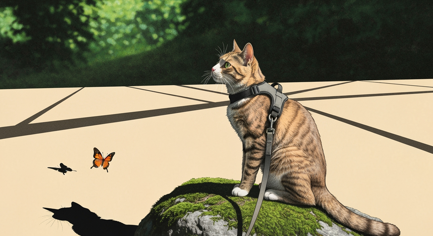 Training Skittish Cats for Outdoor Adventure