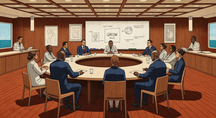 Shipboard Coaching Roundtable Architecture