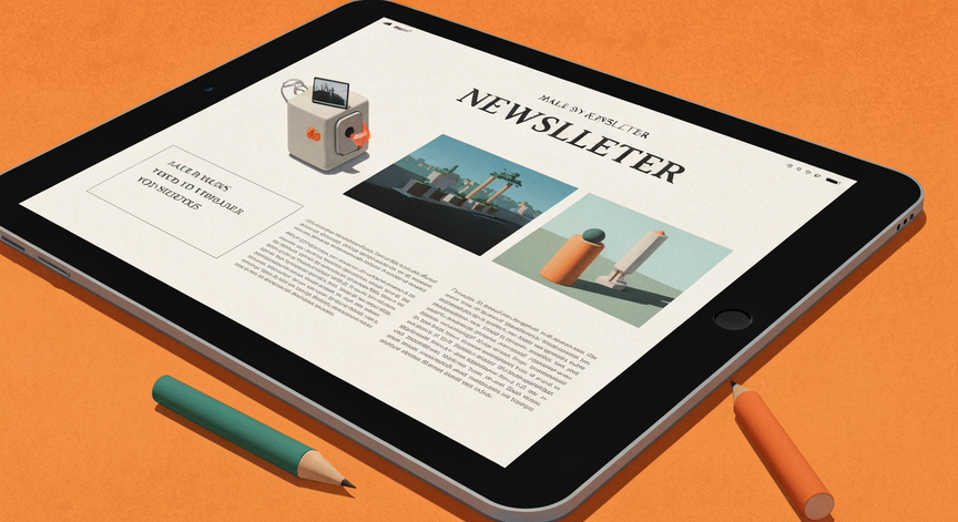 Newsletter Typography and Layout