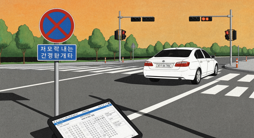 South Korea Driver's License Exam