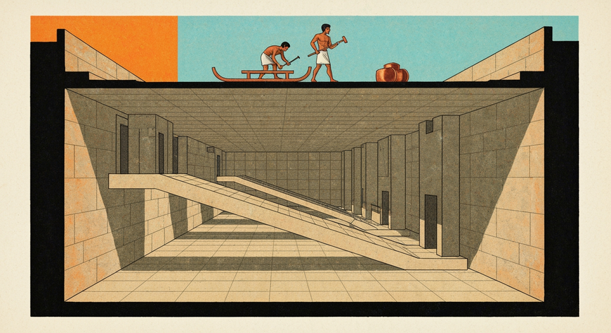 Ancient Egyptian Pyramid Construction